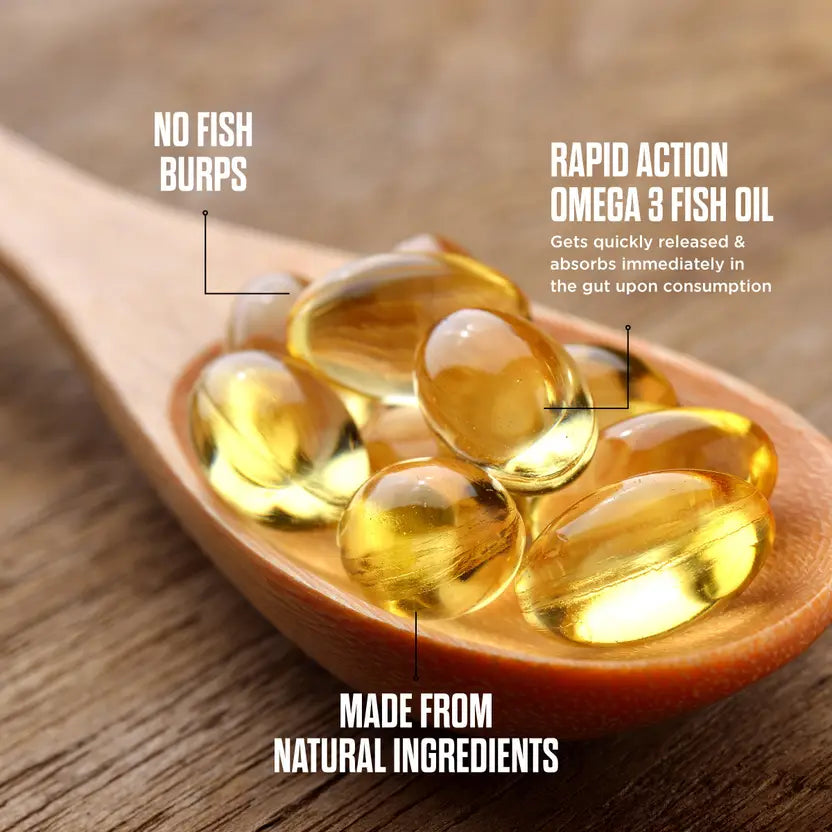 Big Muscles Salmon Fish Oil Softgels