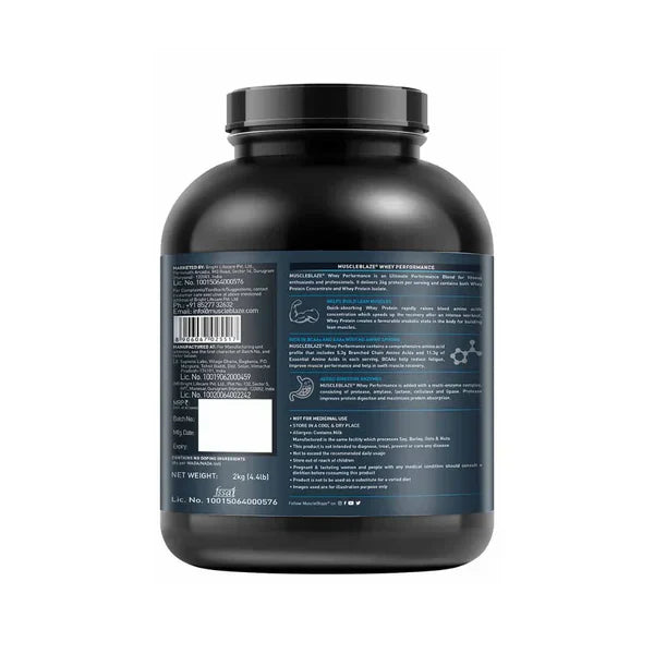 MuscleBlaze Whey Performance Protein