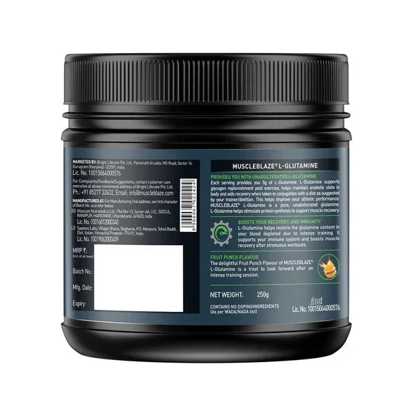 MuscleBlaze L Glutamine