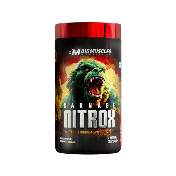 Big Muscles Karnage Nitrox L Arginine Capsules