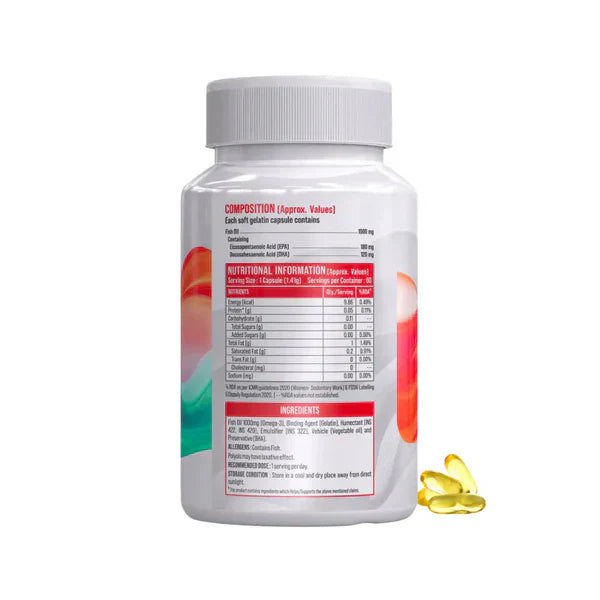 Big Muscles Salmon Fish Oil Softgels