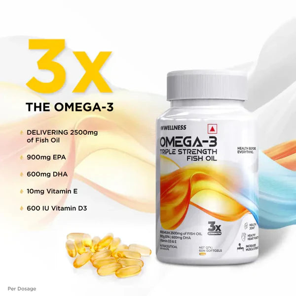 Big Muscles Omega 3 Triple Strength Fish Oil