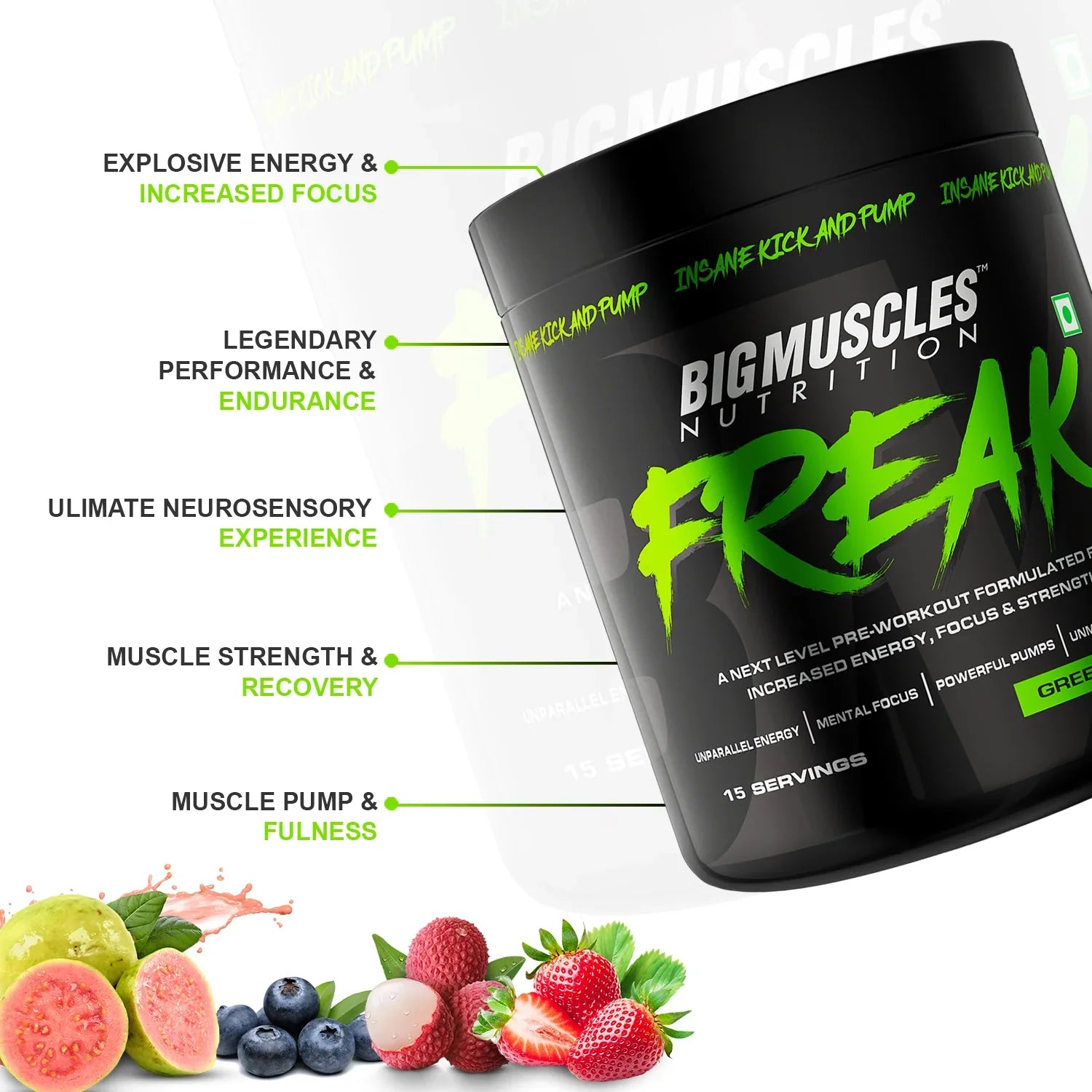Big Muscles Nutrition Freak Pre Workout