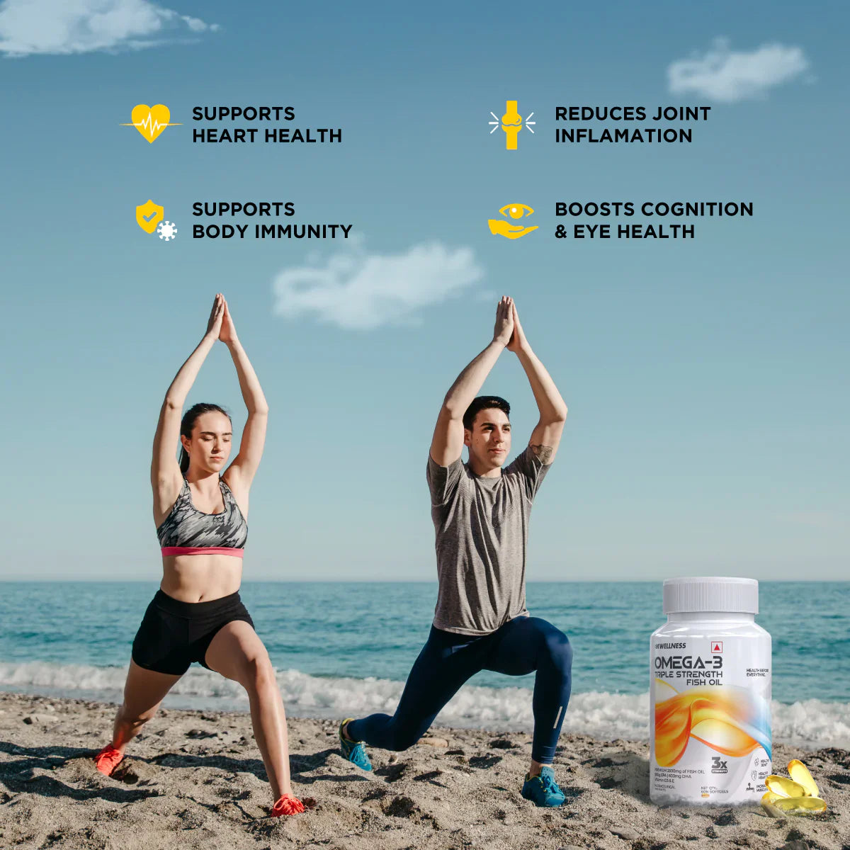 Big Muscles Omega 3 Triple Strength Fish Oil