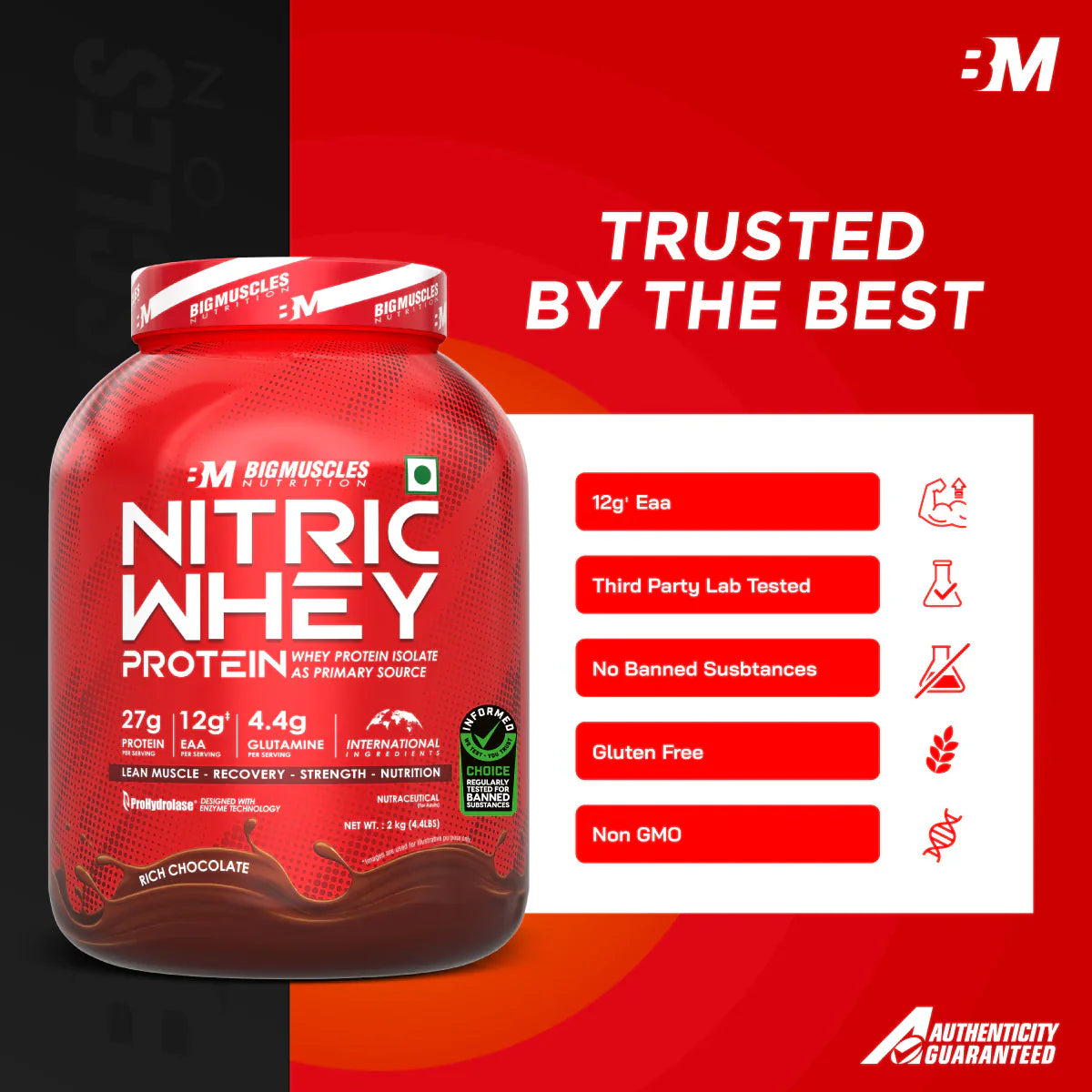 Big Muscles Nitric Whey Protein