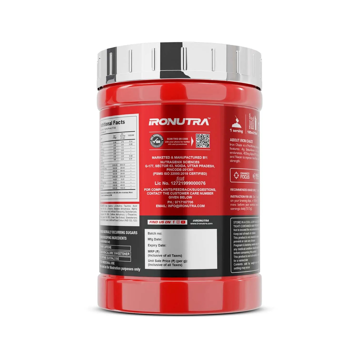 Iron Chaze Preworkout