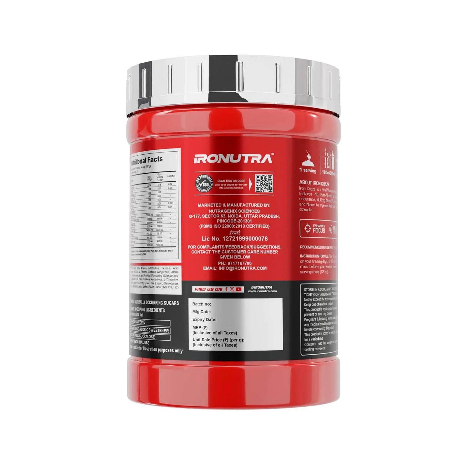 Iron Chaze Preworkout