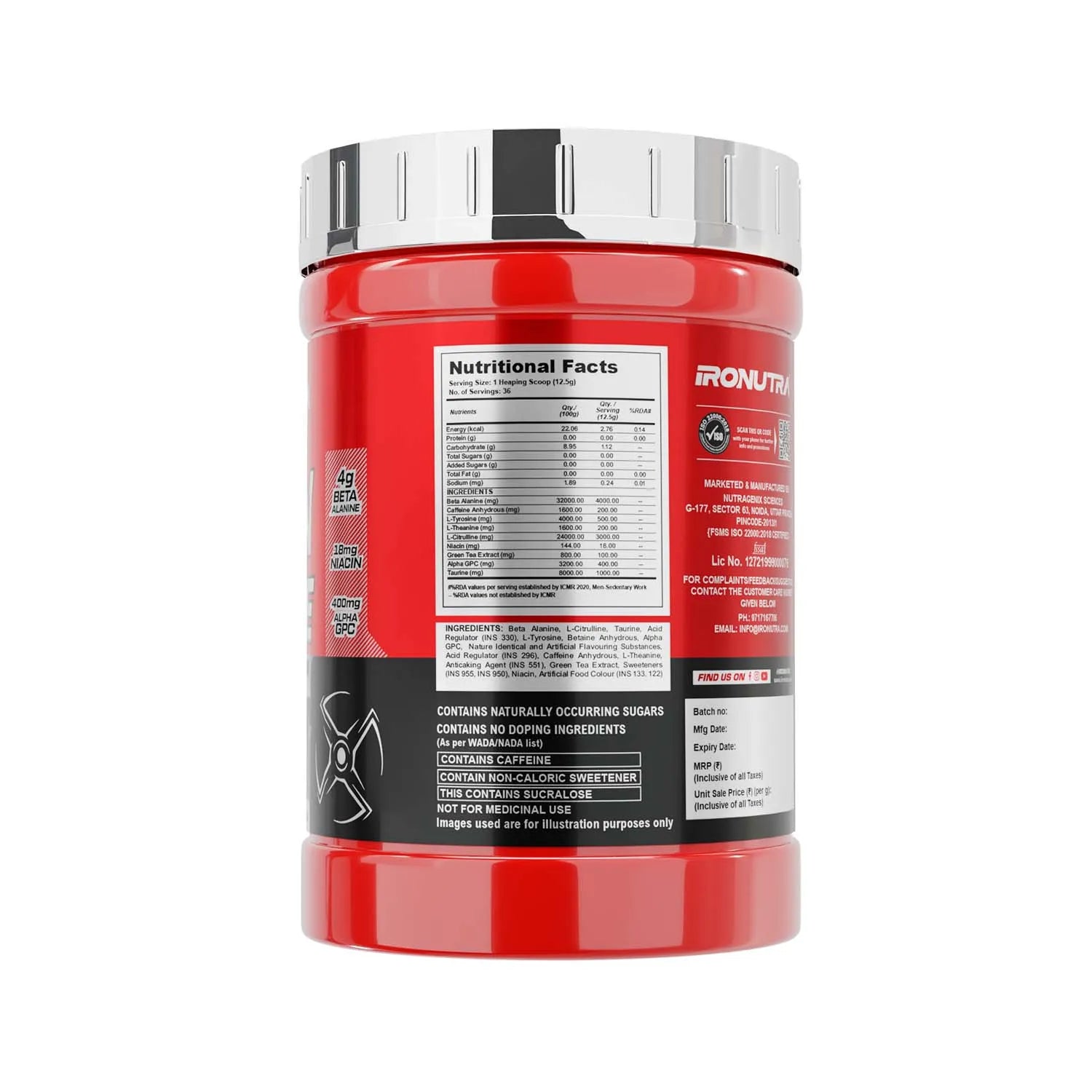 Iron Chaze Preworkout