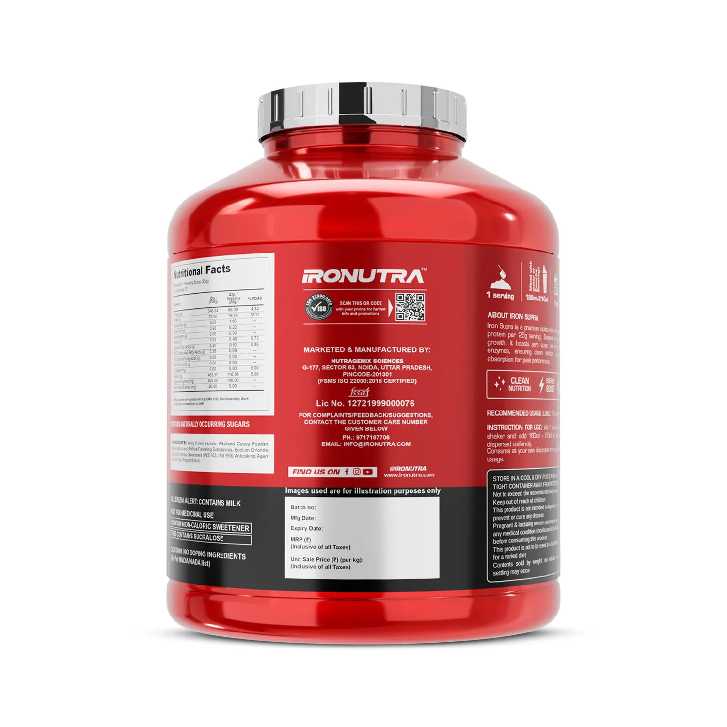 Iron Supra-Isolate Whey