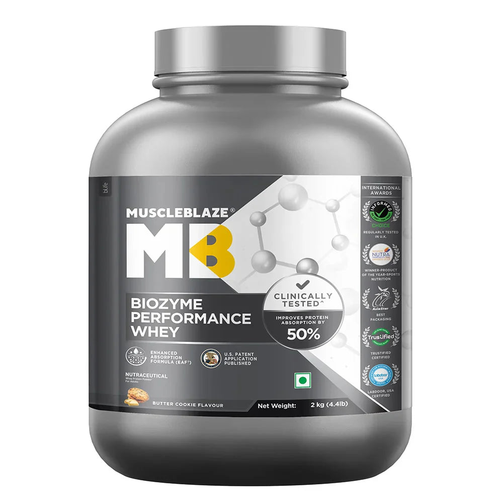 MuscleBlaze Biozyme Performance Whey Protein