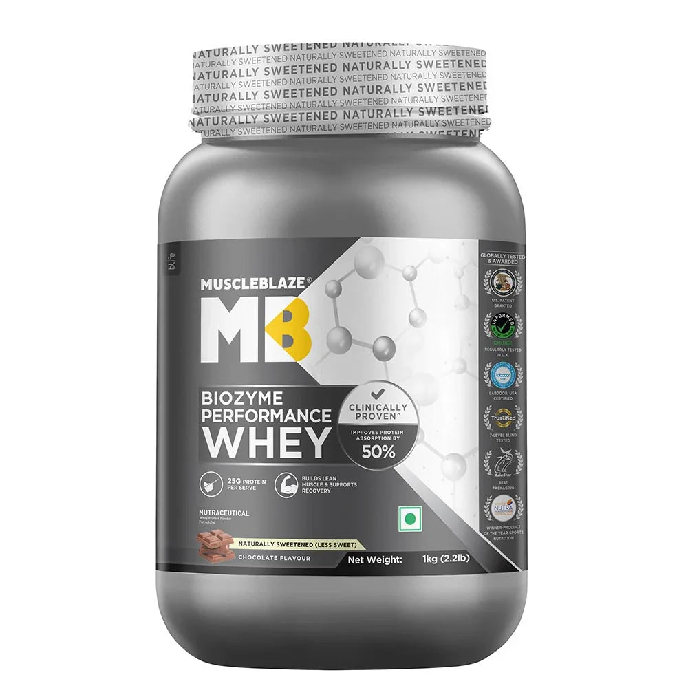 MuscleBlaze Biozyme Performance Whey Protein