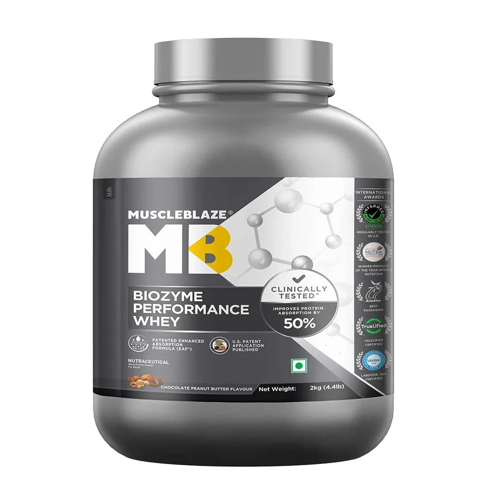 MuscleBlaze Biozyme Performance Whey Protein