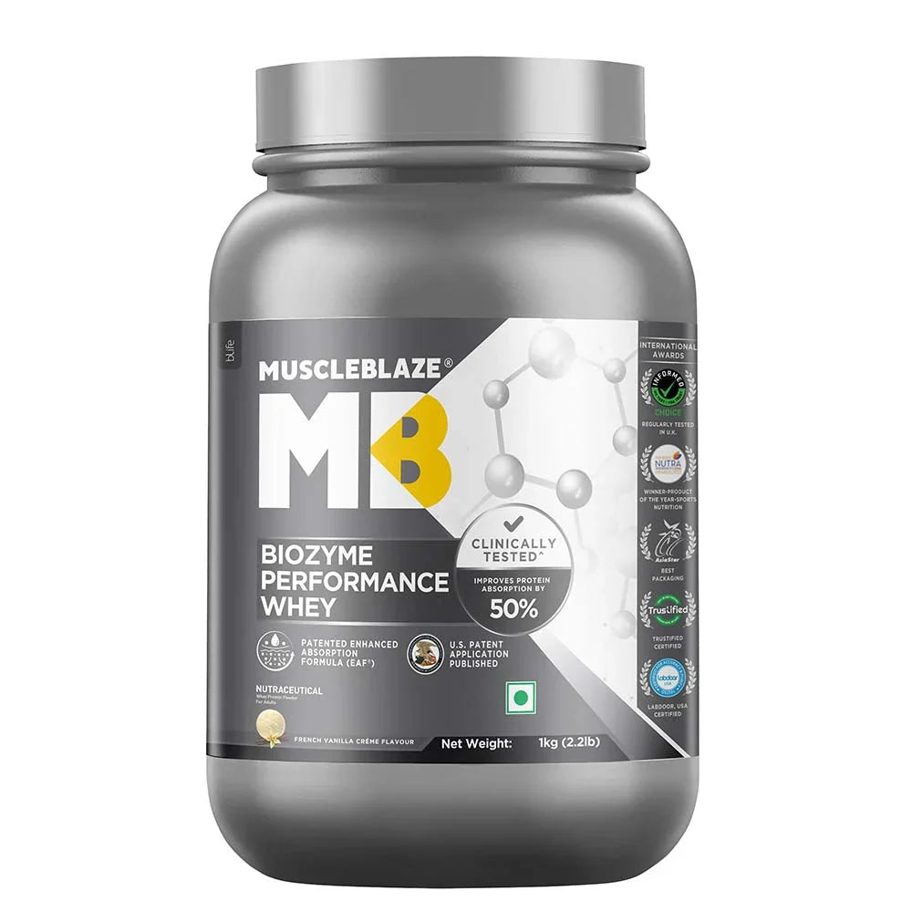 MuscleBlaze Biozyme Performance Whey Protein