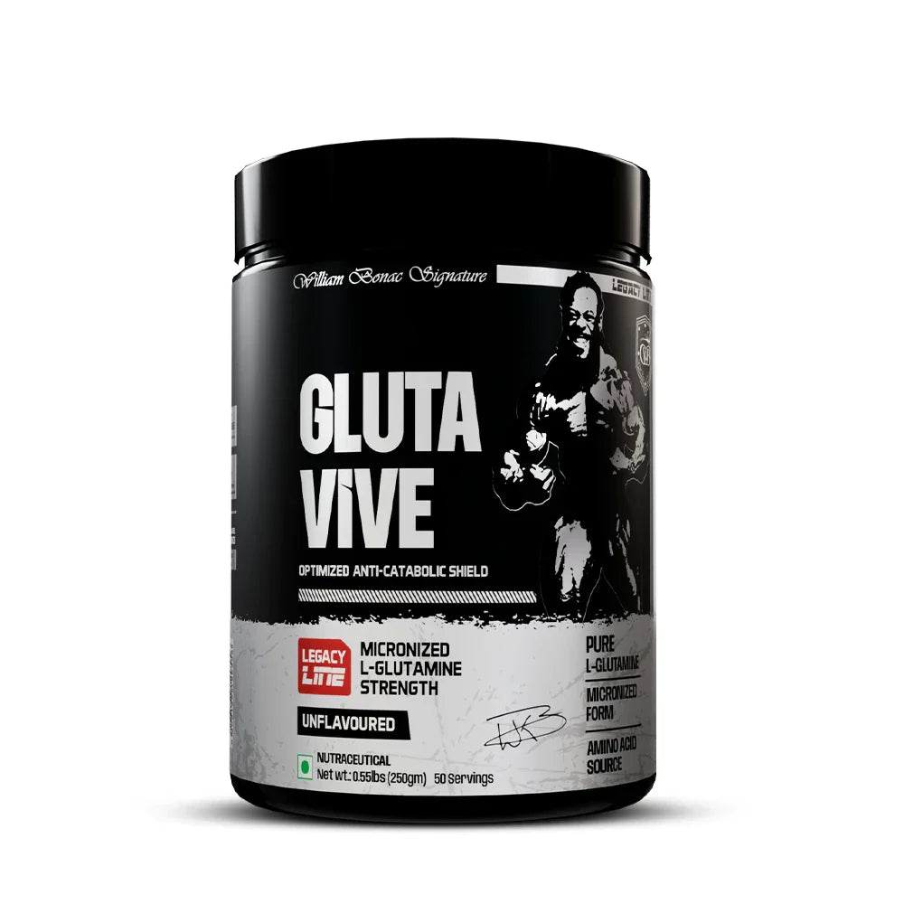 Gluta Vive – Micronized L-Glutamine For Muscle Recovery & Anti-Catabolic Support