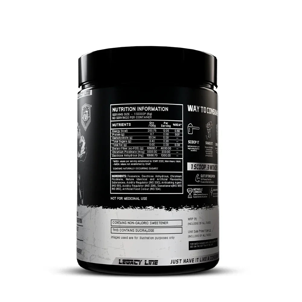 Gut Cleanse – High-Fiber Digestive Detox With Chromium For Gut Vitality & Energy