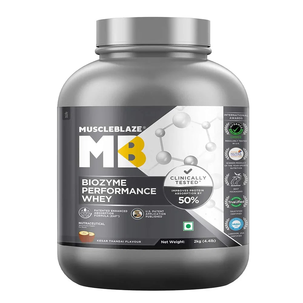 MuscleBlaze Biozyme Performance Whey Protein