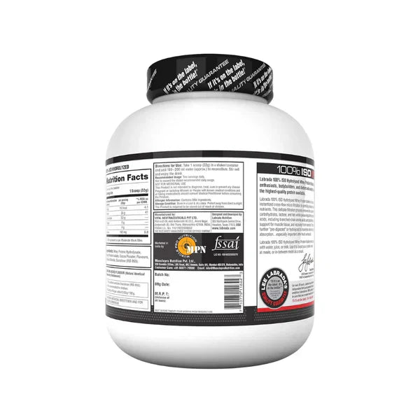 Labrada 100% ISO Hydrolyzed Whey Protein Isolate