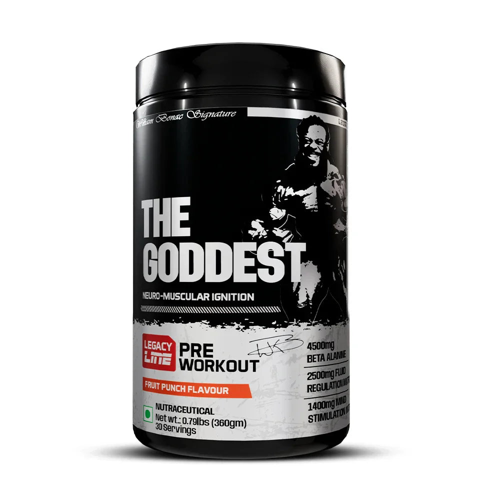 The Goddest – High-Stim Pre-Workout For Unmatched Focus, Endurance & Strength