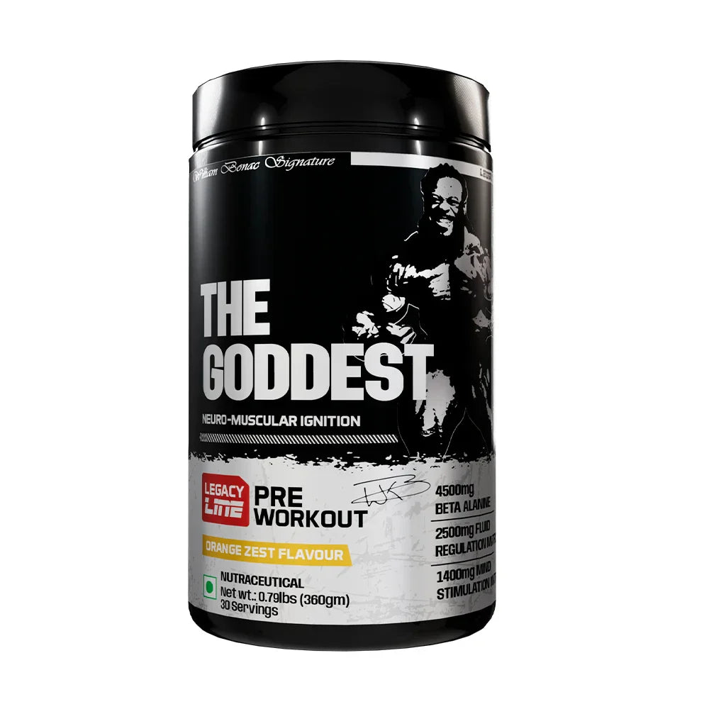 The Goddest – High-Stim Pre-Workout For Unmatched Focus, Endurance & Strength