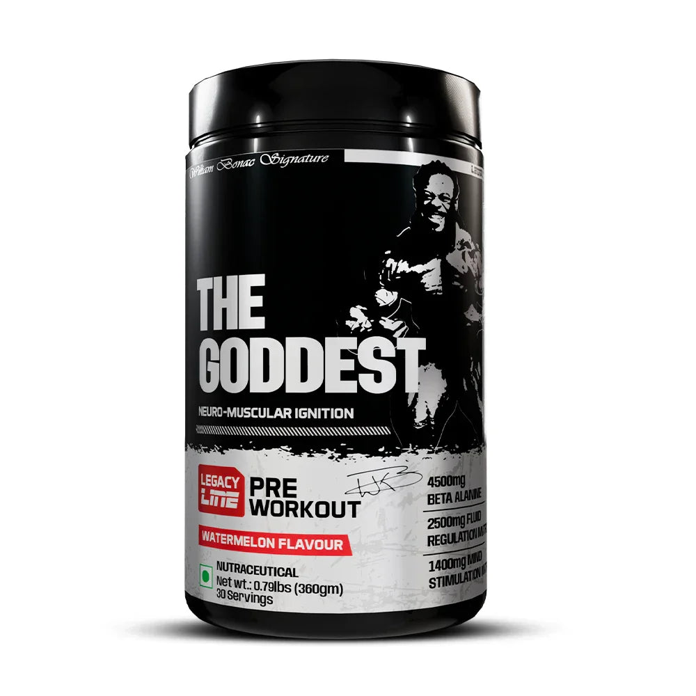 The Goddest – High-Stim Pre-Workout For Unmatched Focus, Endurance & Strength