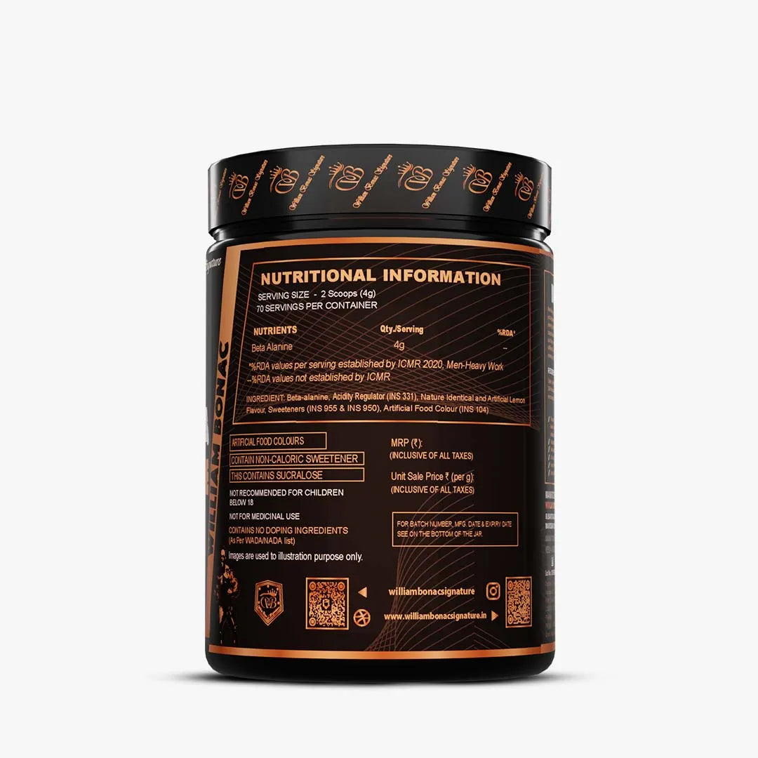 William Bonac Signature Beta Alanine