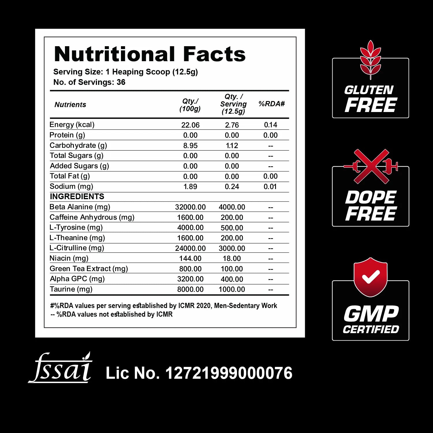 Iron Chaze Preworkout