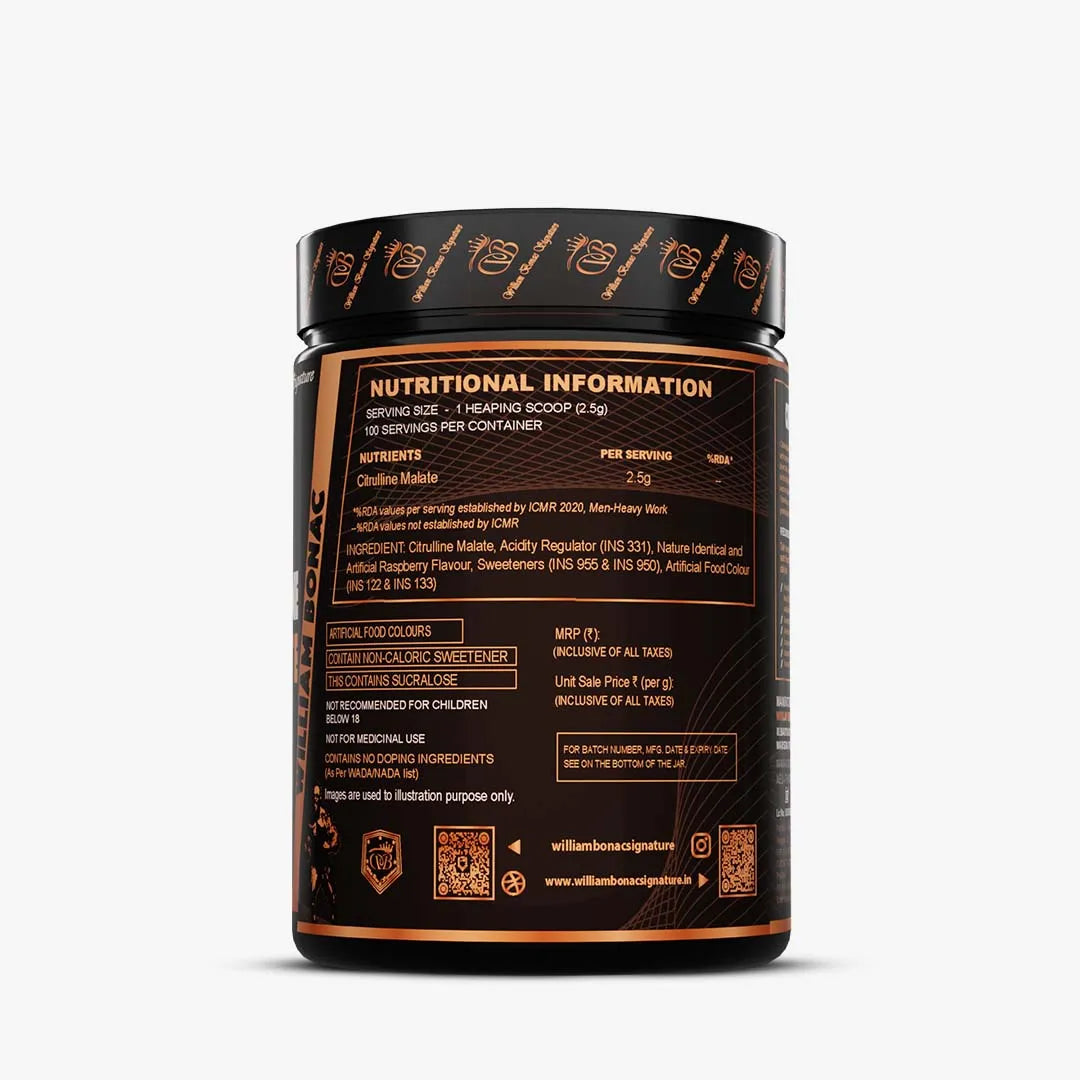 William Bonac Signature Citrulline Malate