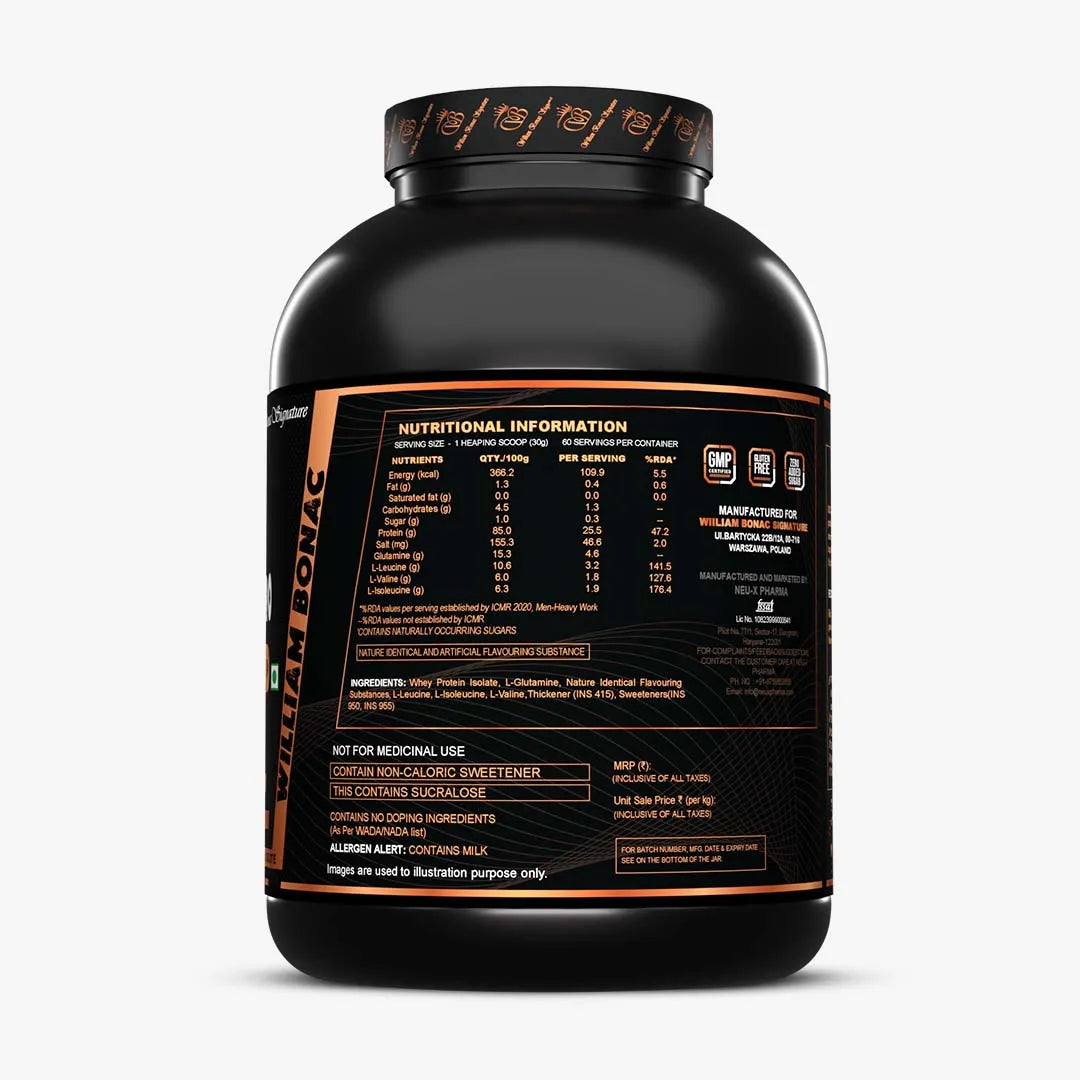 William Bonac Signature ISO Zero Legend