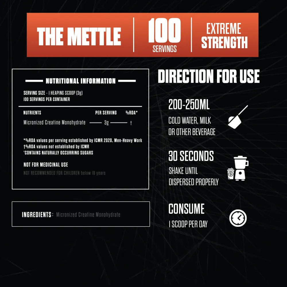 The Mettle Tri Creatine