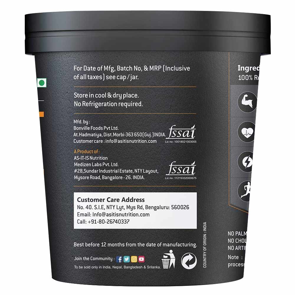 AS-IT-IS Nutrition Peanut Butter