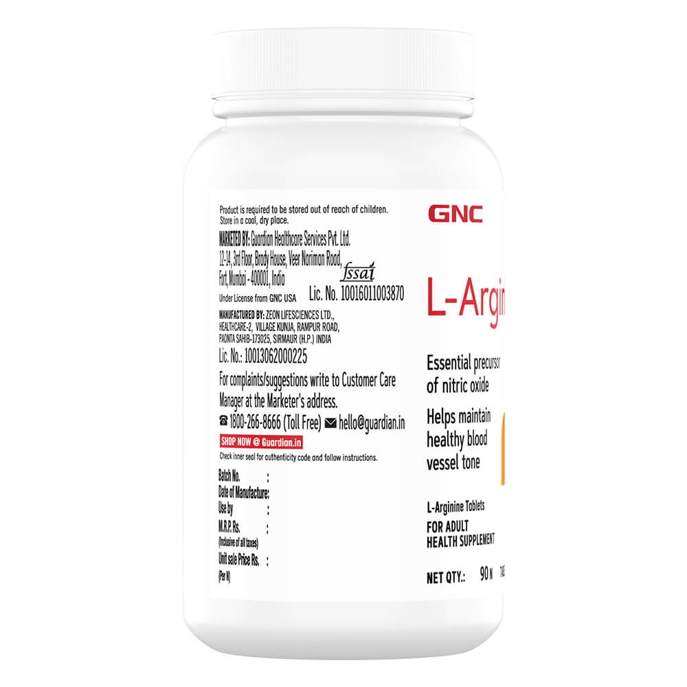 GNC L-Arginine (1000 mg)