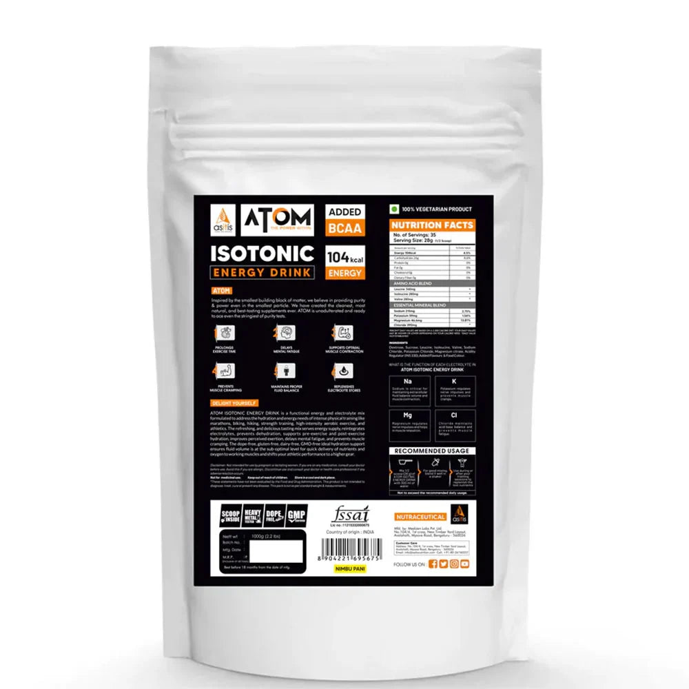 AS-IT-IS Nutrition ATOM Isotonic Energy Drink