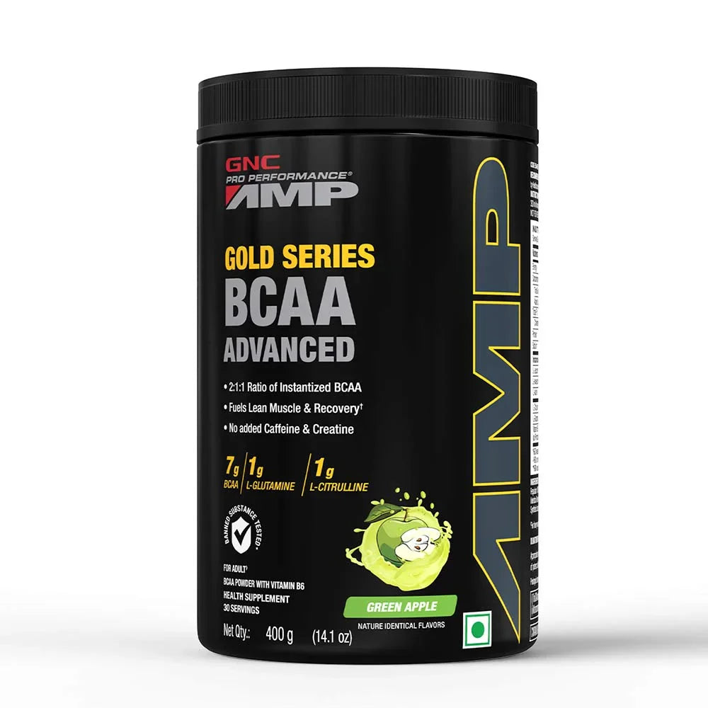 GNC AMP Gold Series BCAA Advanced, 30 Servings