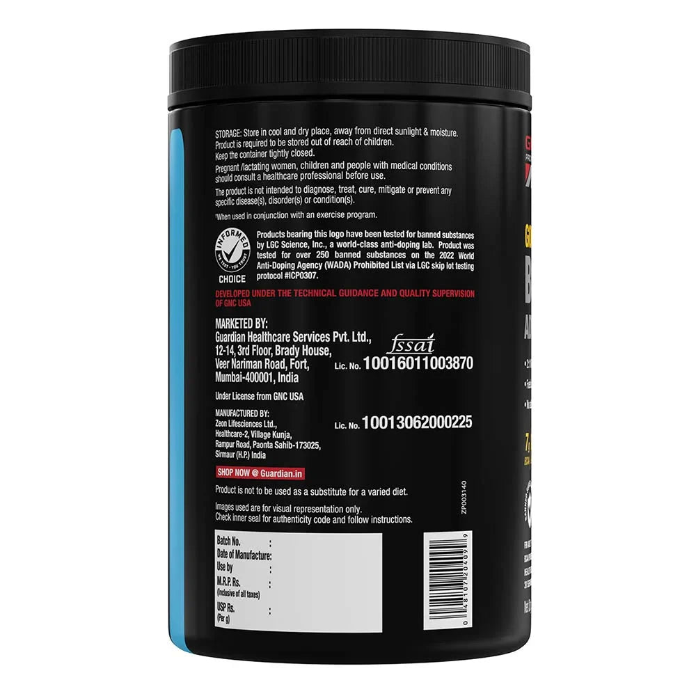 GNC AMP Gold Series BCAA Advanced, 30 Servings