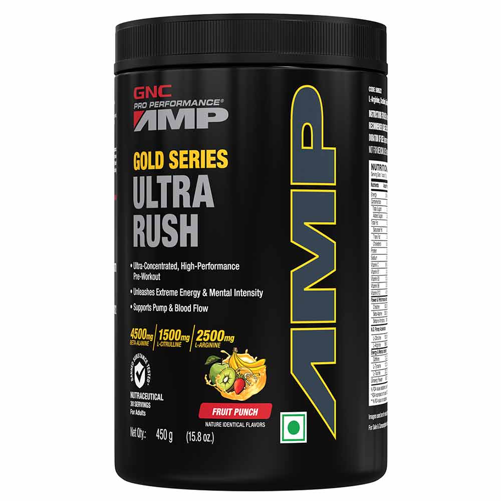 GNC AMP Gold Series Ultra Rush Powder