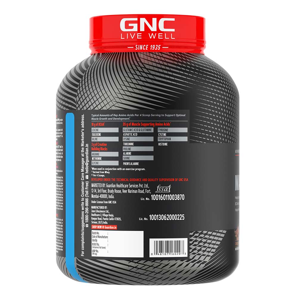 GNC Amp Mass XXX