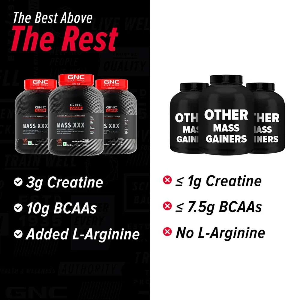 GNC Amp Mass XXX