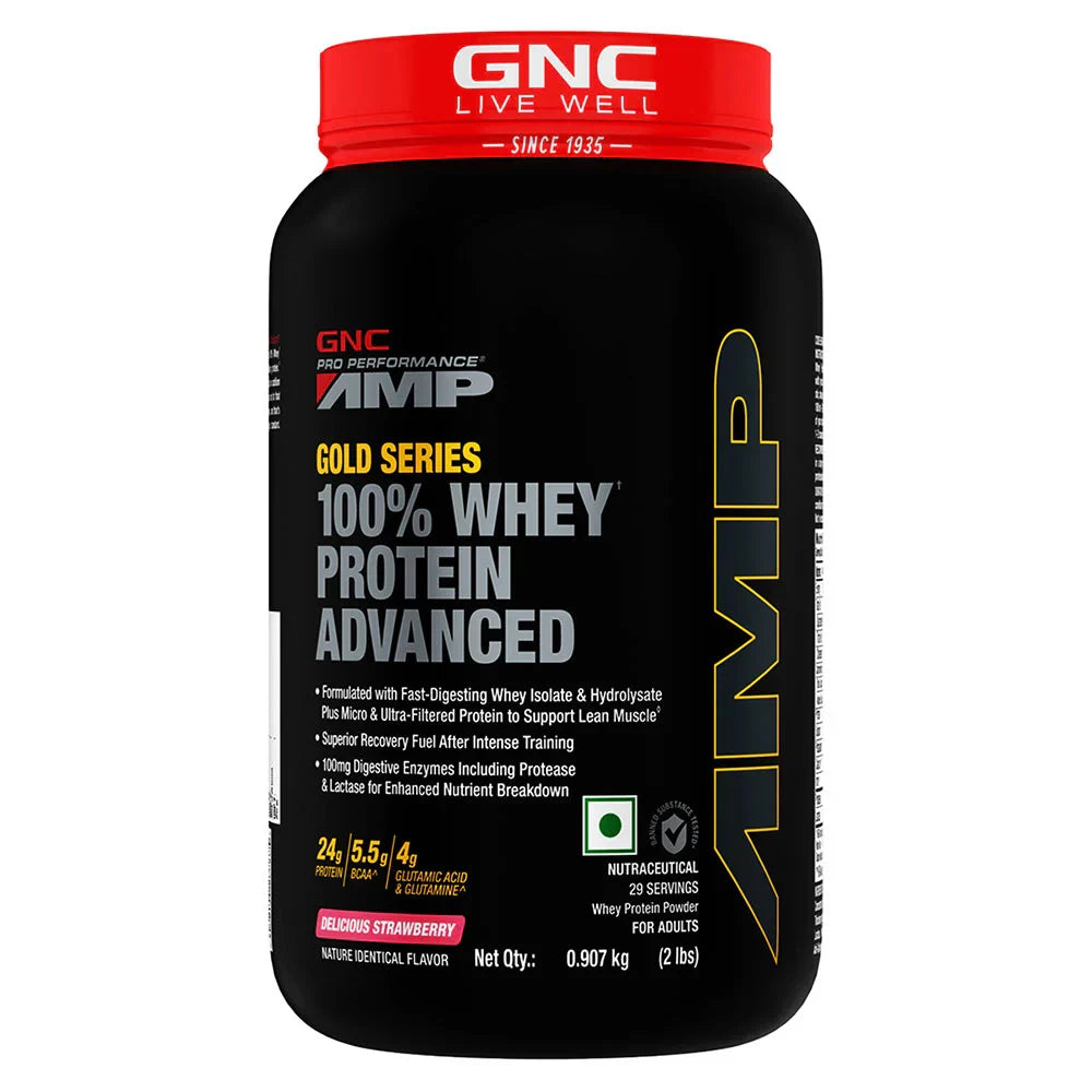 GNC Amp Gold Series 100% Whey Protein Advanced