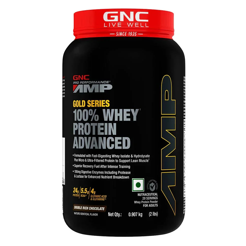 GNC Amp Gold Series 100% Whey Protein Advanced