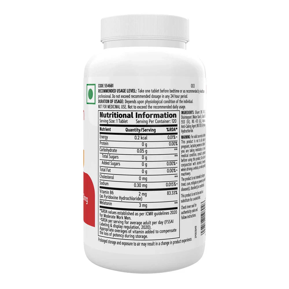 GNC Melatonin 3mg