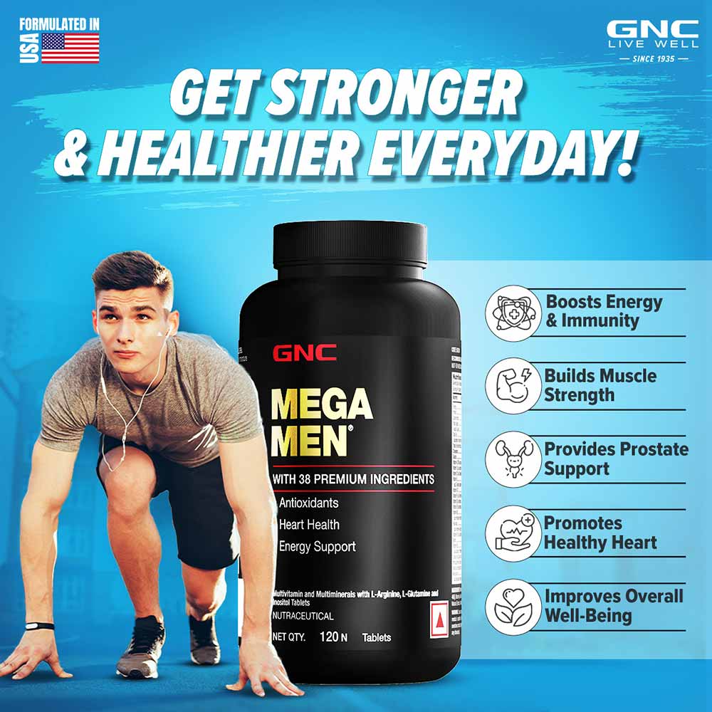 GNC Mega Men with 38 Premium Ingredients