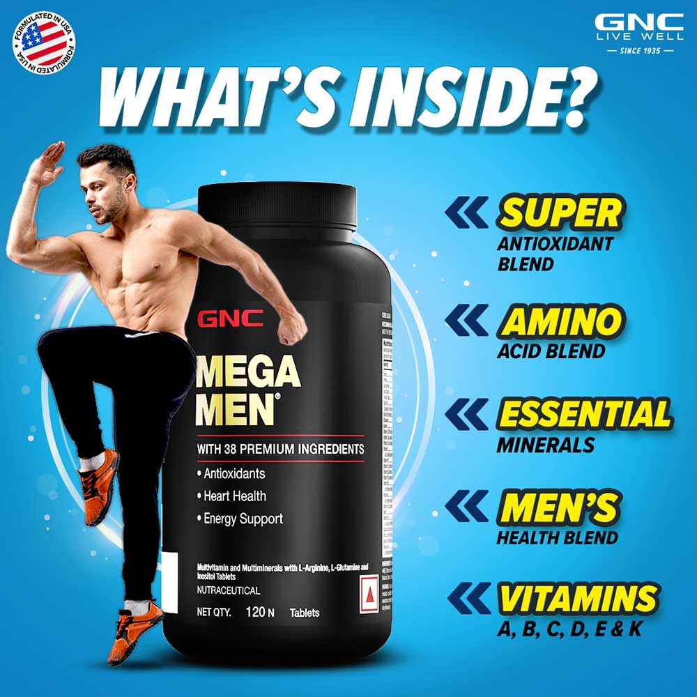 GNC Mega Men with 38 Premium Ingredients