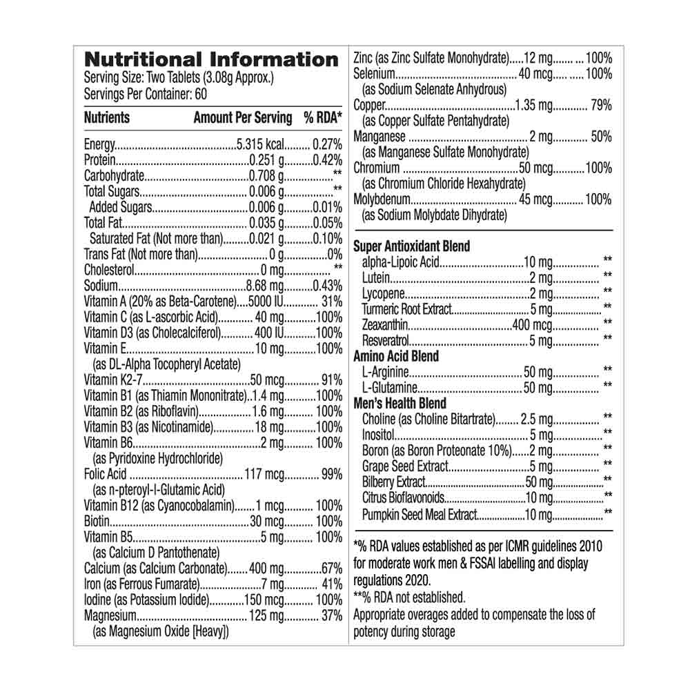 GNC Mega Men with 38 Premium Ingredients