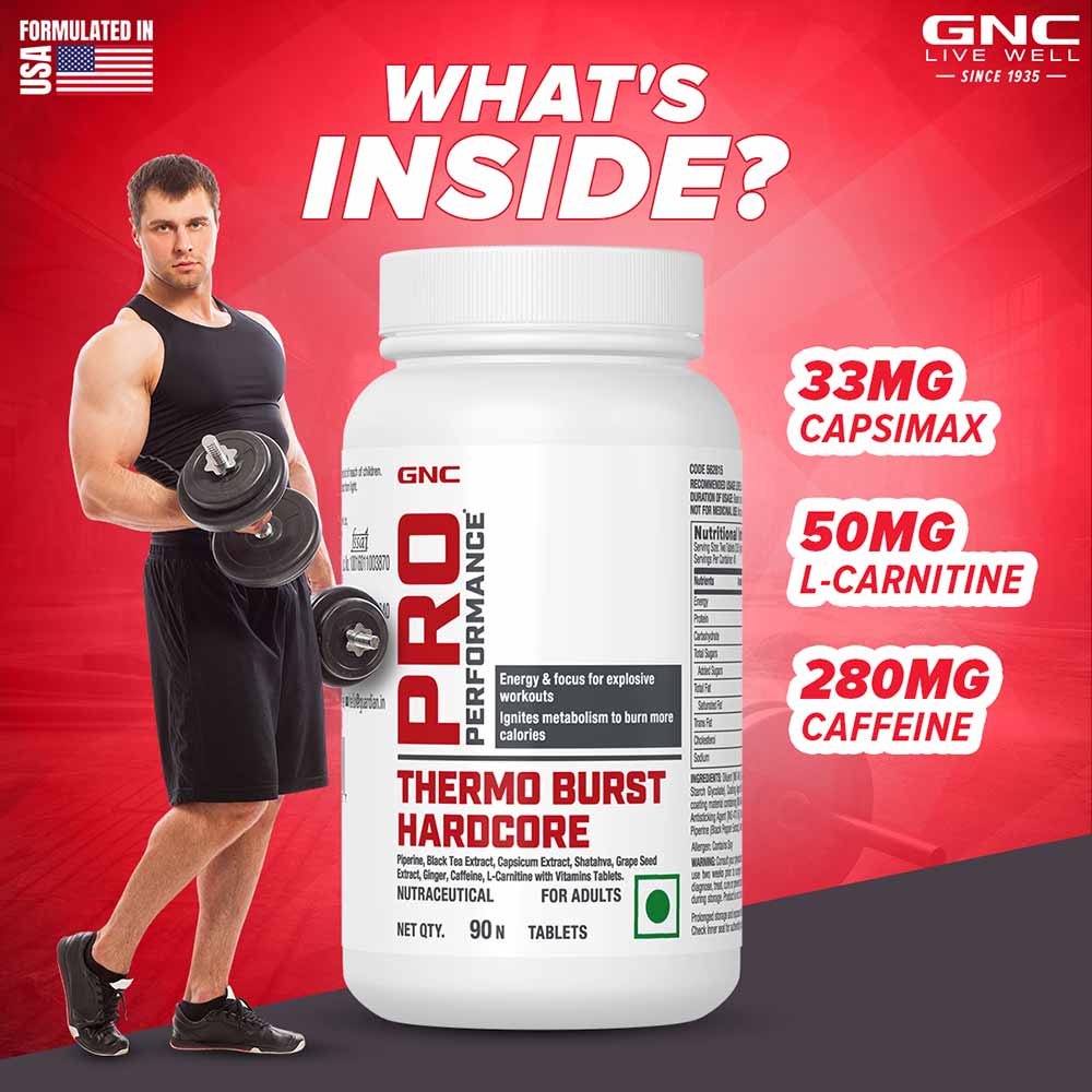 GNC Pro Performance Thermo Burst Hardcore
