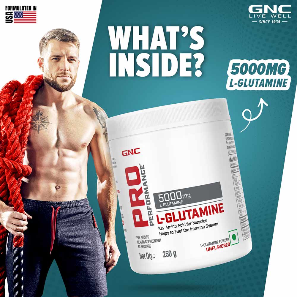 GNC Pro Performance L-Glutamine 5000mg