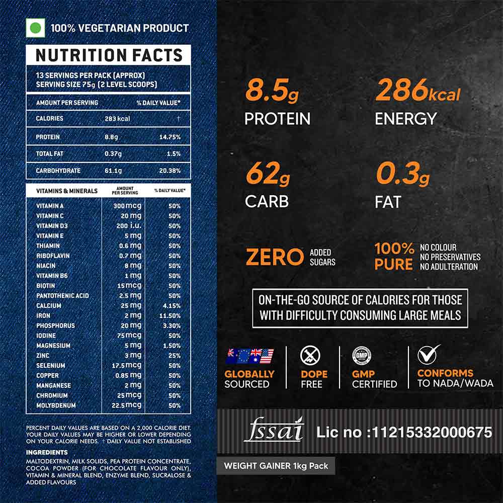 AS-IT-IS Nutrition ATOM Weight Gainer