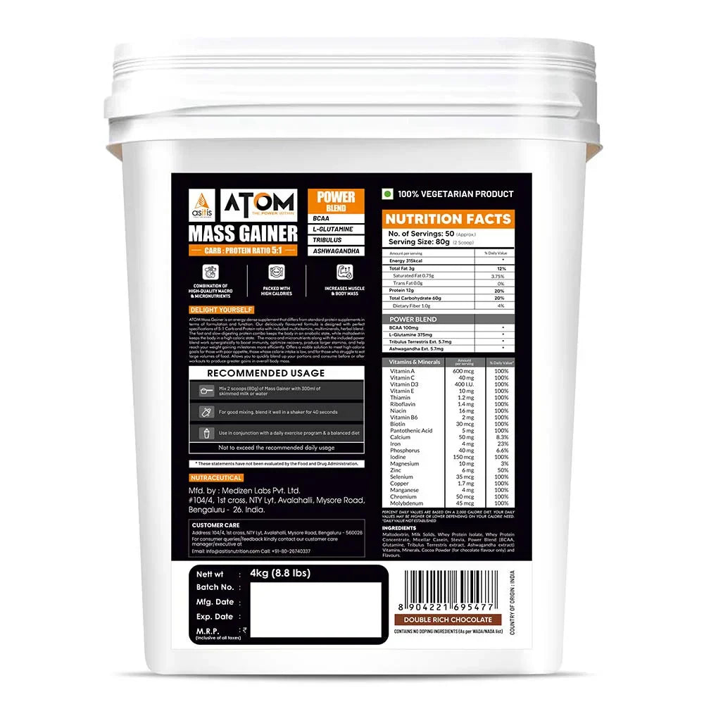 AS-IT-IS Nutrition ATOM Mass Gainer