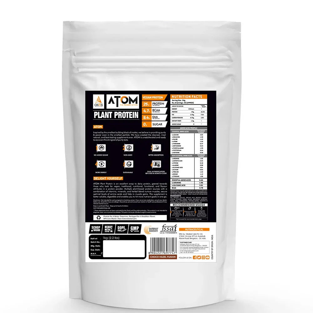 AS-IT-IS Nutrition ATOM Plant Protein