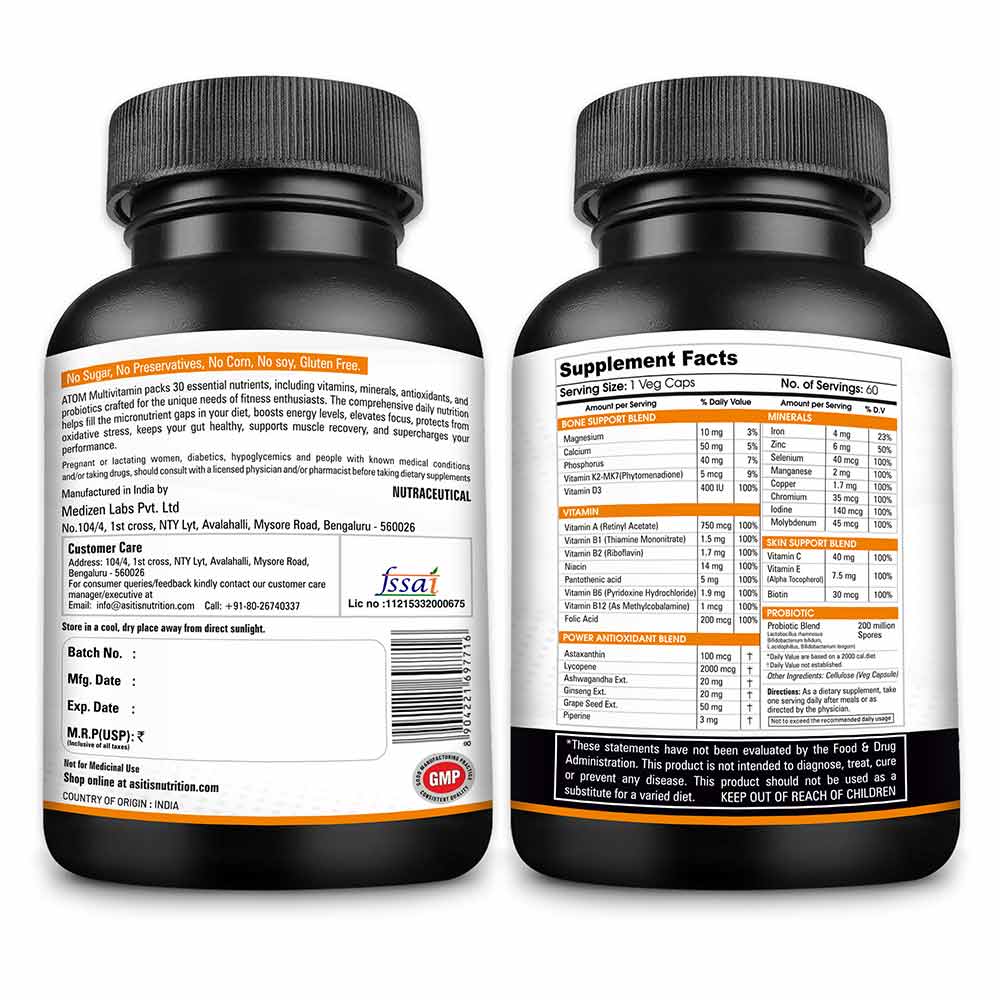 AS-IT-IS Nutrition ATOM Multivitamin
