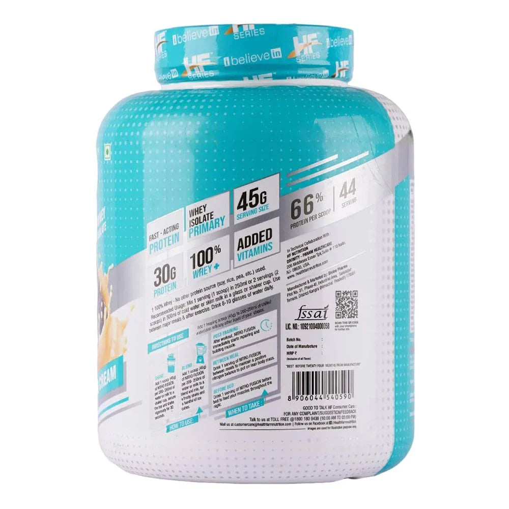Healthfarm HF Series Nitro Fusion Whey Isolate